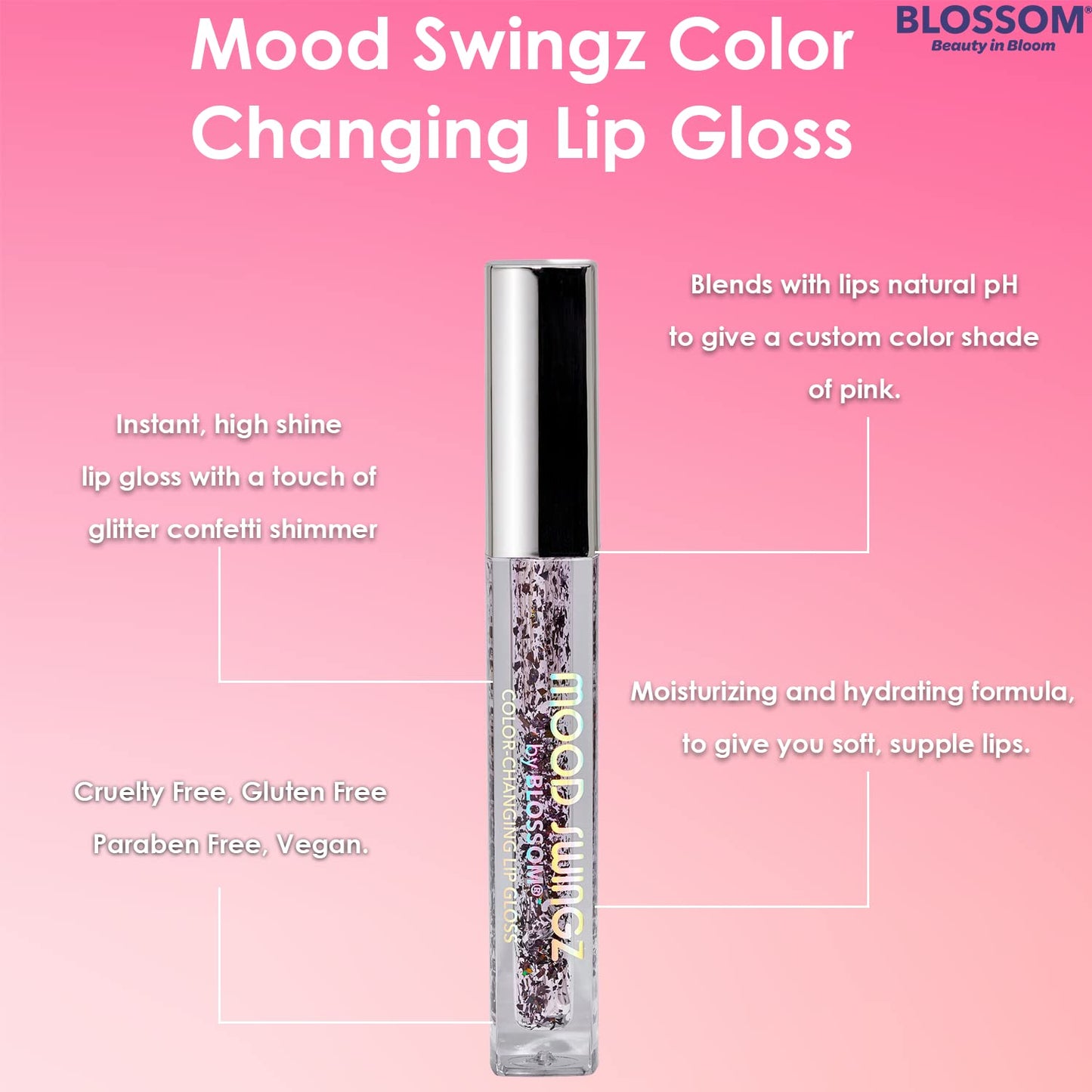 Color Changing Mood Swingz Lip Gloss Shimmering Glitter Sparkle Moisturizing Lip Balm, 0.20 Fl. Oz./5.9Ml, IYKYK