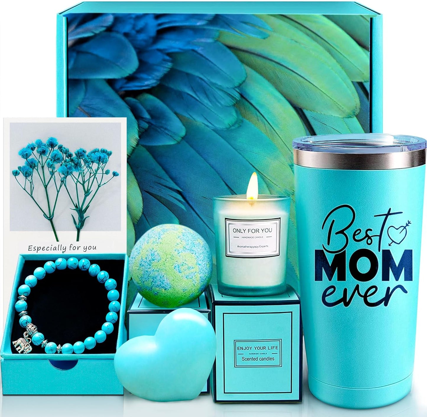 Mother'S Day Gifts for Mom Grandma Mother-In-Law Wife Newmom, Birthday Valentines Christmas Gifts from Daughter Son Kids Husband, Thank You Mom Spa Gift Basket